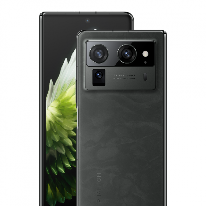 تكنو فانتوم V فولد ٢ 5G - الحجر الجيري الأخضر - 512GB + 24GB (12GB+12GB)