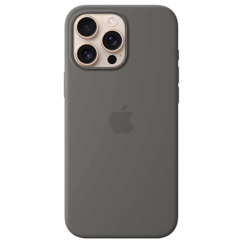 iPhone 16 Pro Silicone Case with MagSafe - Stone Grey