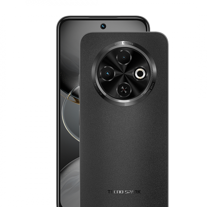 TECNO SPARK 30C - Orbit Black - 128GB + 4GB Extendable to 8GB