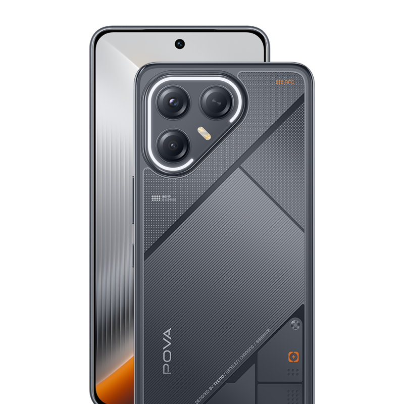 TECNO POVA 7 Ultra 5G - Geek Black - 256 GB ROM + 24 GB RAM* (Expandable 12 GB + 12 GB)