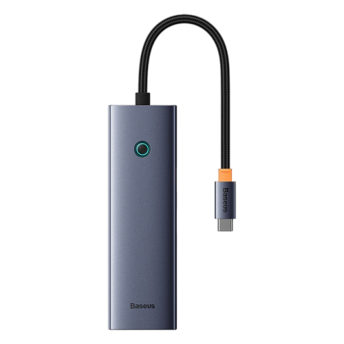 Baseus UltraJoy Series 7-Port HUB Docking Station - الرمادي الفضائي - （Type-C to HDMI4K@60Hz*1+VGA*1+USB 3.0*4+PD*1）