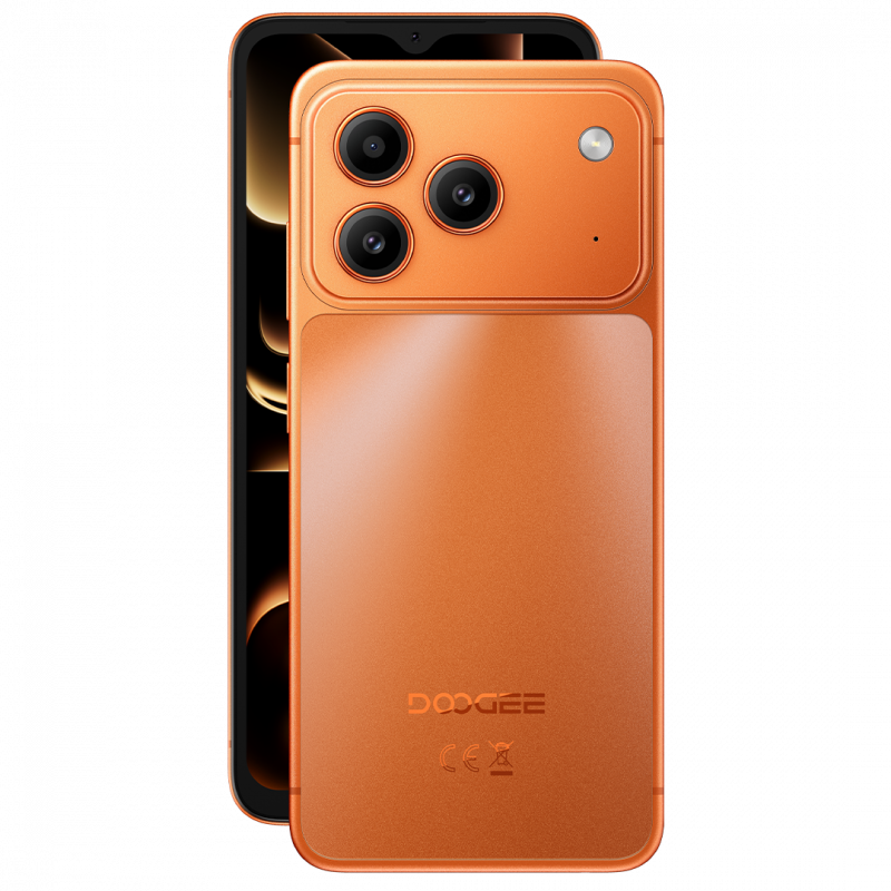 دوجي نوت ٥٧ برو - برتقالي - 128GB + 24GB Extended RAM