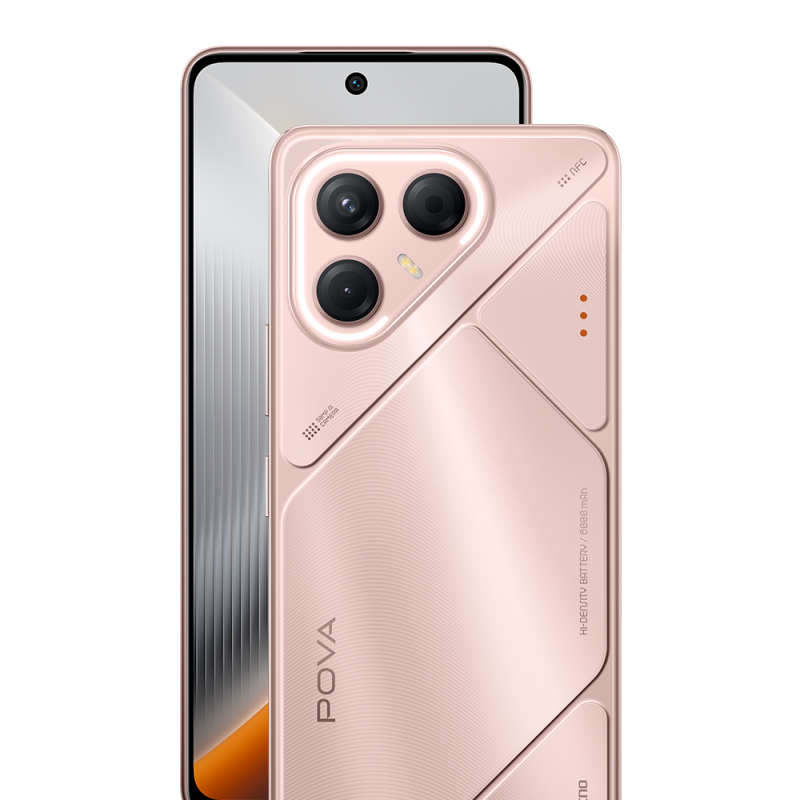 TECNO POVA 7 5G - Stardust Pink - 256 GB ROM + 16 GB RAM* (Expandable 8 GB + 8 GB)