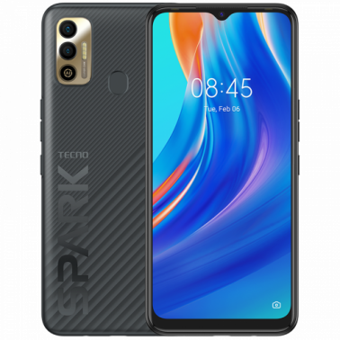 TECNO SPARK 7T - Black - 4 GB + 64 GB