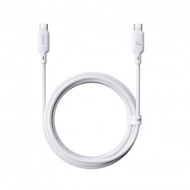 Baseus Silky Series Fast Charging Cable Type-C to Type-C 100W - White - 2m