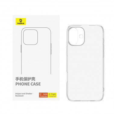 Baseus Simple Series Phone Case iPhone 16 Series - Clear - iPhone 16 Plus