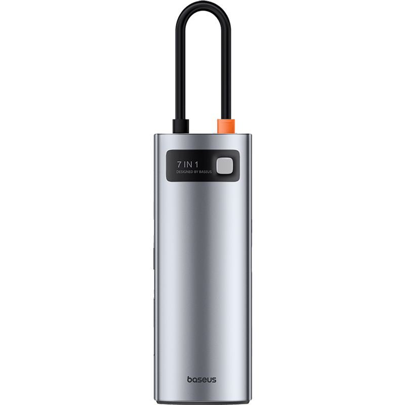 Baseus Metal Gleam Series 7-Port HUB - Space Grey