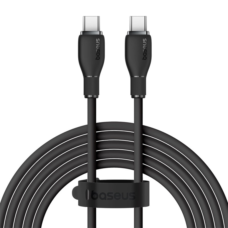 Baseus Pudding Series Fast Charging Cable Type-C to Type-C 100W - Black - 2m