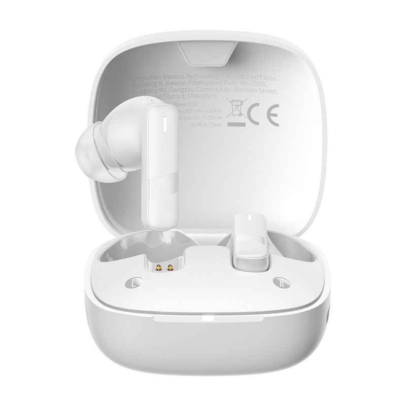 Baseus Bowie E20 True Wireless Earphones - أبيض