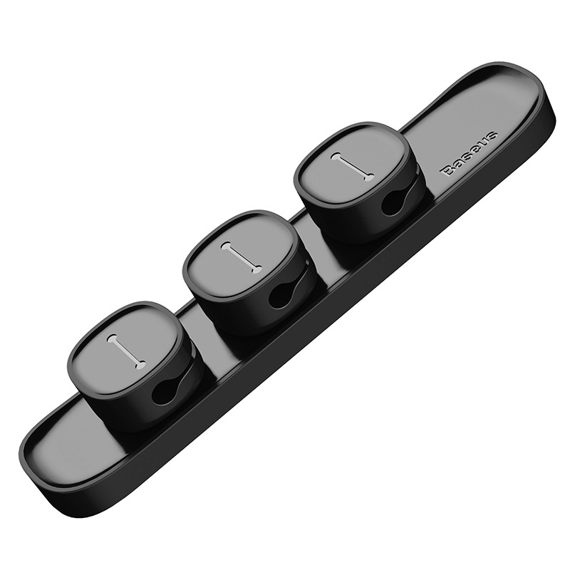 Baseus Peas Cable Clip Black - Black