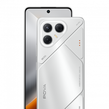 TECNO POVA 7 5G - ماجيك سلفر - 256 GB ROM + 16 GB RAM* (Expandable 8 GB + 8 GB)