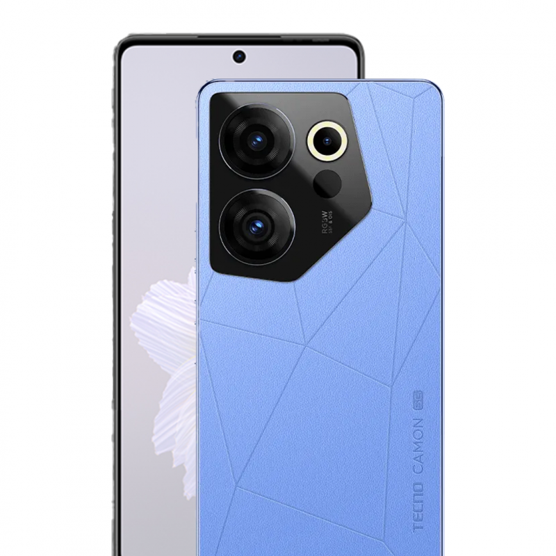 TECNO CAMON 20 Premier 5G - الصفاء الأزرق - 512GB ROM  8GB+8GB Extended RAM