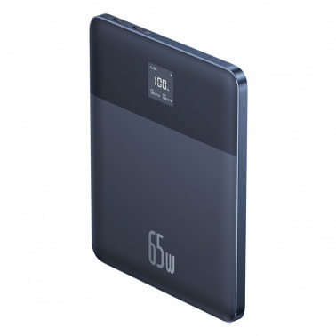 Baseus Blade2 Fast-Charging Power Bank 12000mAh 65W, Intelligent Edition - أزرق