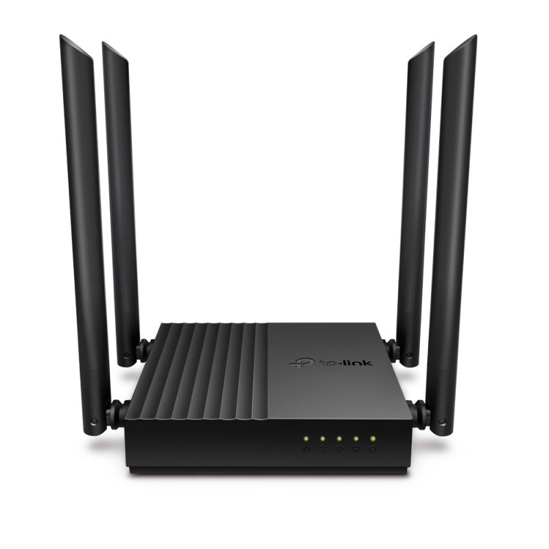 TP-Link Archer C64 | AC1200 Wireless MU-MIMO WiFi Router - Black