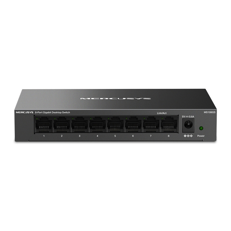 Mercusys MS108GS | 8-Port Gigabit Desktop Switch - أسود