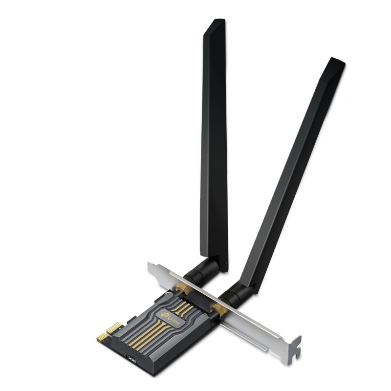 Archer TBE400E|BE6500 Wi-Fi 7 Bluetooth 5.4 PCIe Adapter - أسود