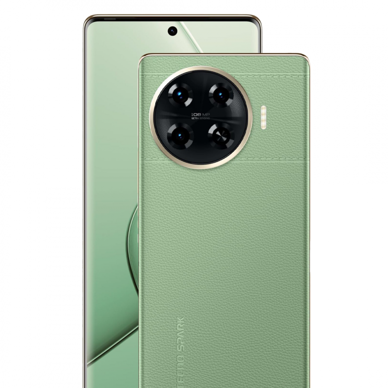 TECNO SPARK 20 Pro + - Magic Skin Green  - 256GB ROM  8GB+8GB Extended RAM