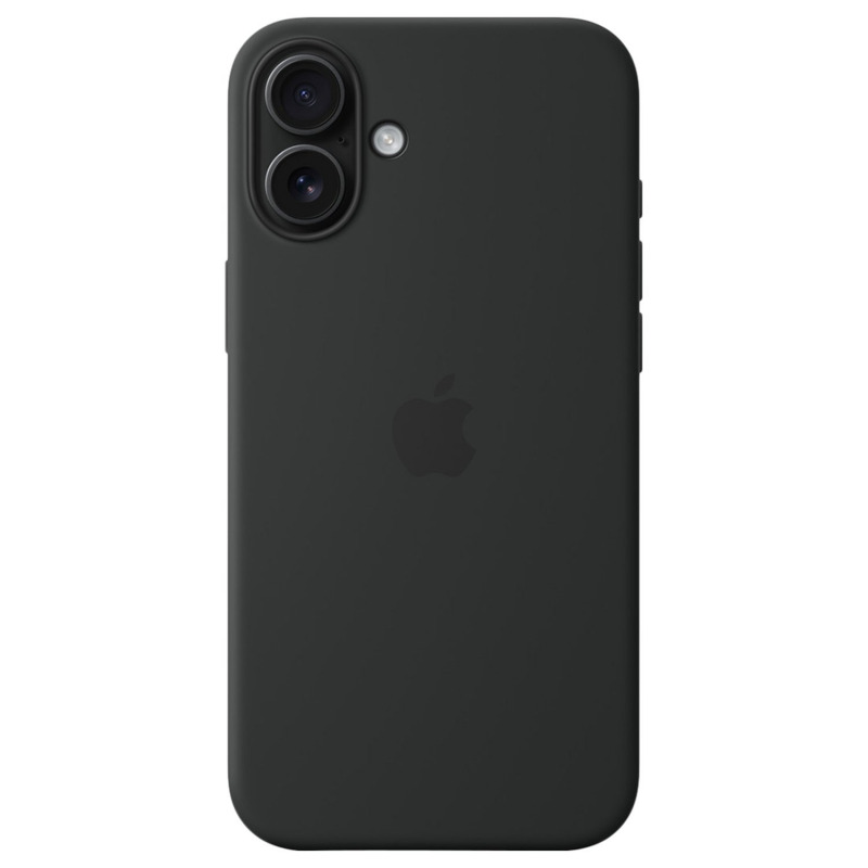 iPhone 16 Silicone Case with MagSafe - Black