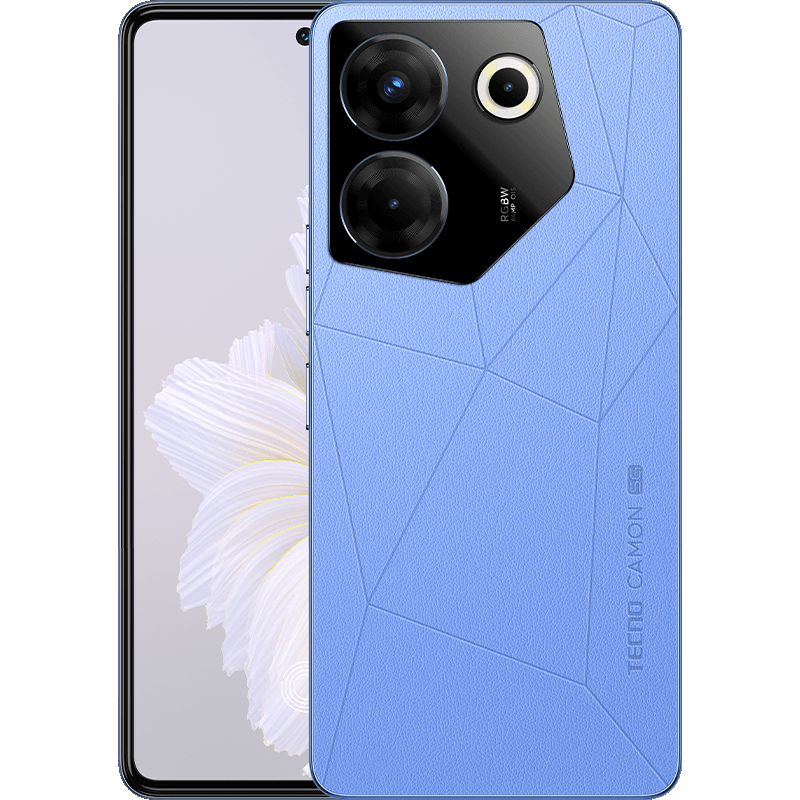 TECNO CAMON 20 Pro 5G - Serenity Blue  - 256GB ROM  8GB+8GB Extended RAM