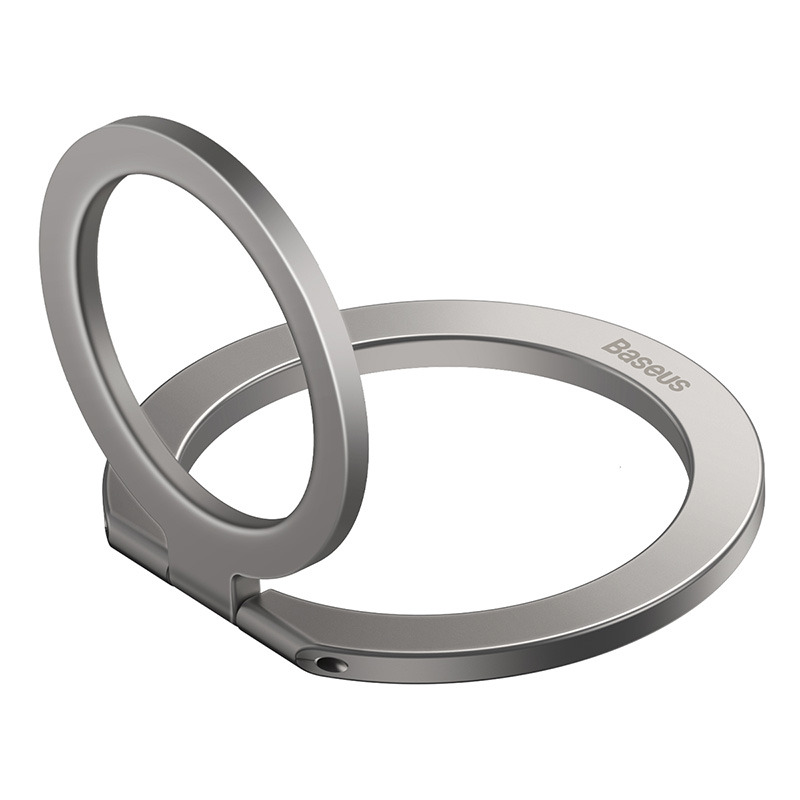 Baseus Halo Series Foldable Metal Ring Stand (Single-ring） - Silver