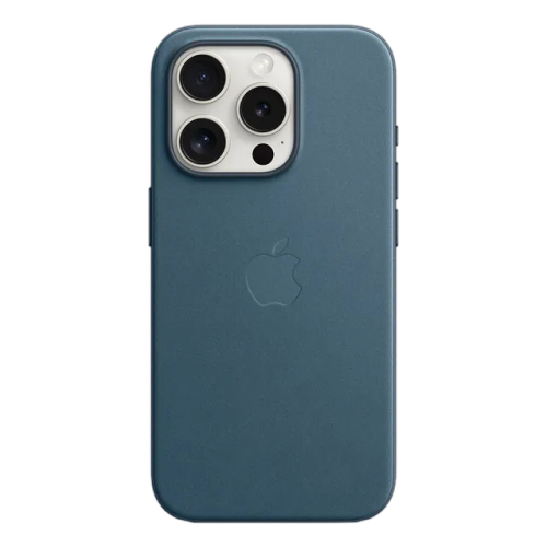 iPhone 15 Pro FineWoven Case with MagSafe - أزرق
