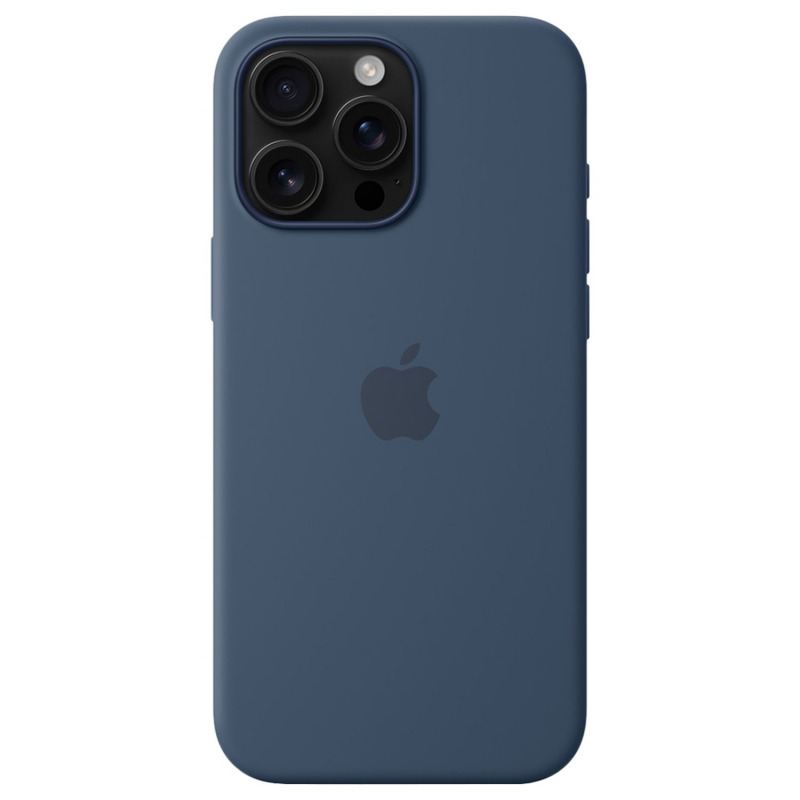 iPhone 16 Pro Silicone Case with MagSafe - Denim