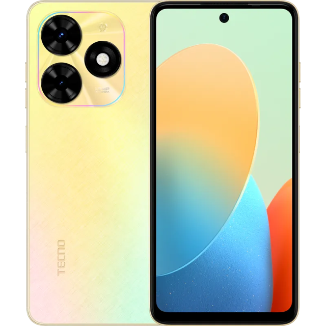 TECNO SPARK Go 2024 - Alpenglow Gold - 64GB ROM+8GB RAM*(4GB+4GB Extended)