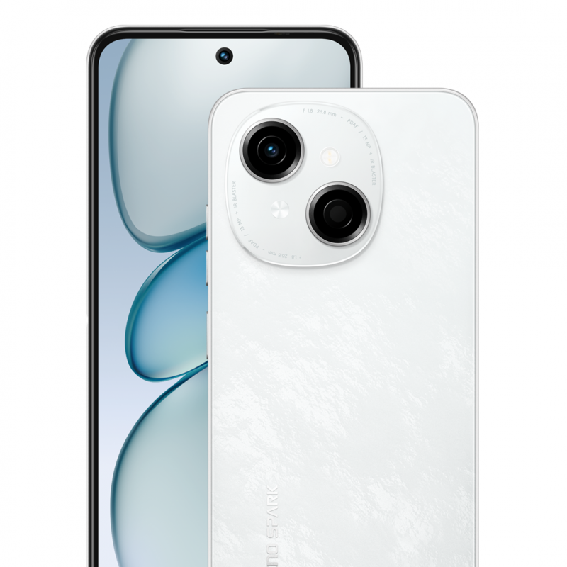 TECNO SPARK GO 1 - White - 64GB ROM+6GB RAM*(3GB+3GB Extended)