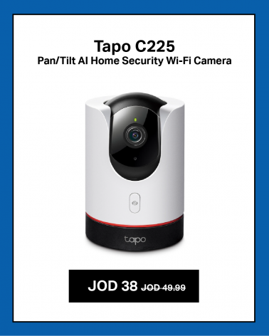Tapo C225 | Pan/Tilt AI Home Security Wi-Fi Camera