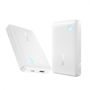 Baseus EnerFill FP11 Power Bank 10000mAh 15W - White - Buy 1 Get 1