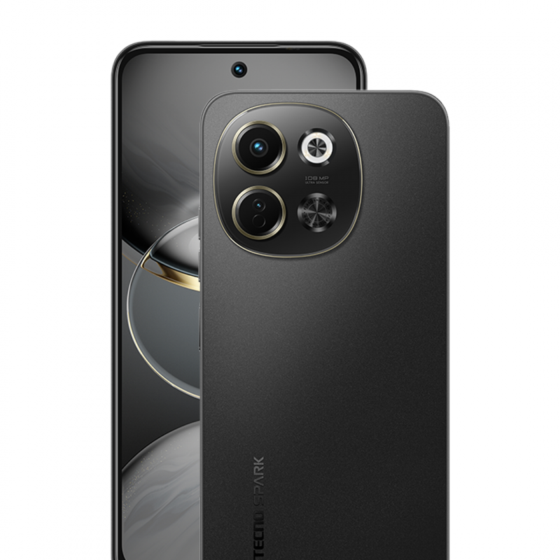 TECNO SPARK 30 5G - Midnight Shadow - 128GB ROM+12GB RAM*(6GB+6GB Extended)