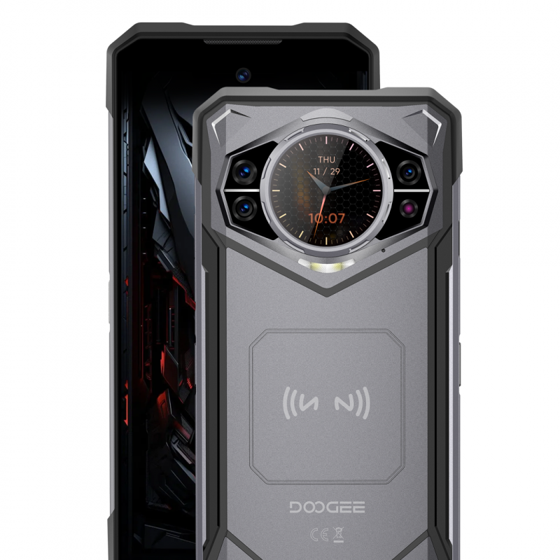 DOOGEE S200 - الرمادي - 32GB RAM (12GB+Up to 20GB Extended RAM)+256GB ROM