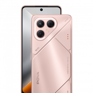 TECNO POVA 7 5G - وردي غبار النجوم - 256 GB ROM + 16 GB RAM* (Expandable 8 GB + 8 GB)