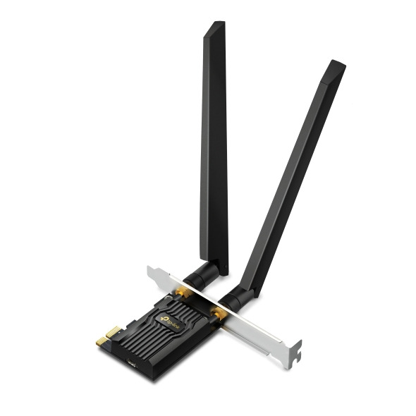 Archer TXE72E - AXE5400 Wi-Fi 6E Bluetooth 5.3 PCIe Adapter - Black