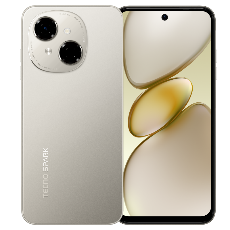 TECNO SPARK GO 1 - Titanium Gold - 64GB ROM+6GB RAM*(3GB+3GB Extended)