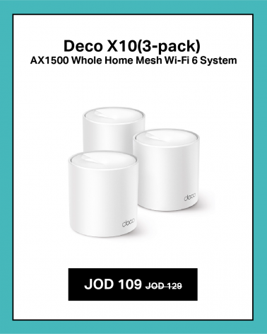 TP-Link Deco X10 | AX1500 Whole Home Mesh Wi-Fi 6 System