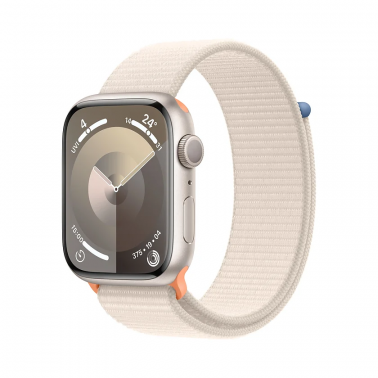 Apple Watch Series 9 - Starlight - 41mm Starlight Sport Loop