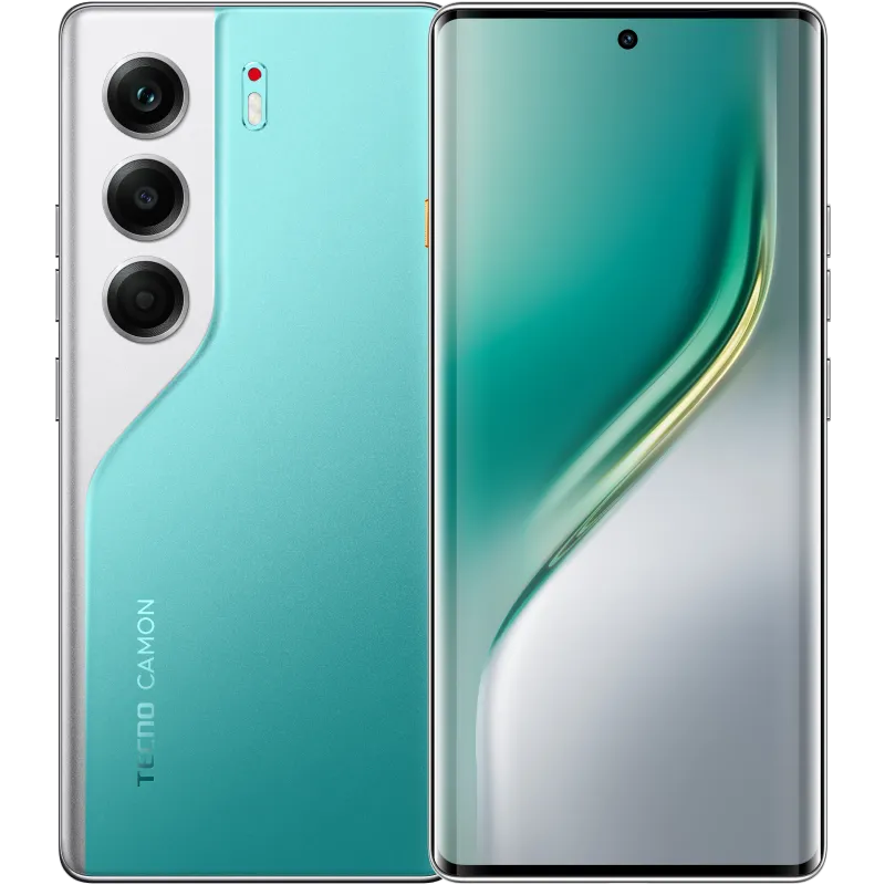 TECNO CAMON 40 Pro - Emerald Lake Green - 256GB ROM + 16GB RAM* (8GB + 8GB Extended)