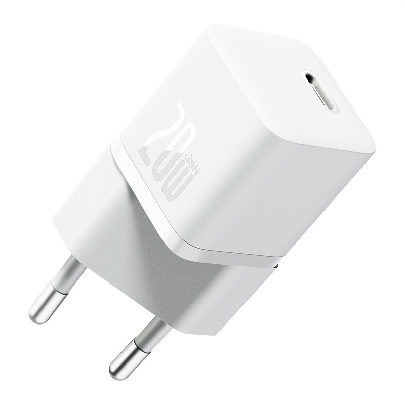 Baseus GaN5 Fast Charger(mini) 1C 20W - White - Without Cable
