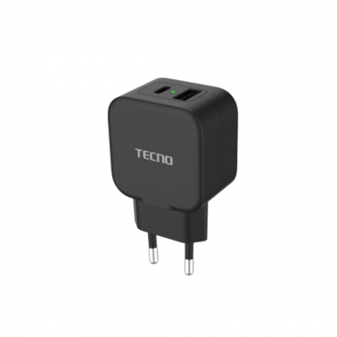 TECNO Charger E20D-20W - Black
