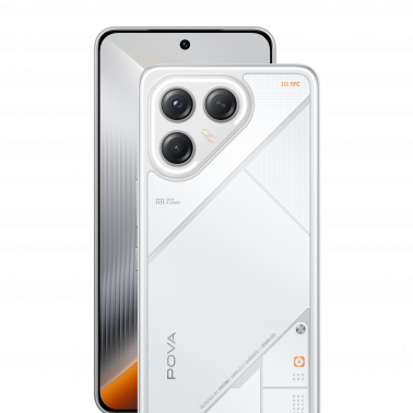 TECNO POVA 7 Ultra 5G - Geek White - 256 GB ROM + 24 GB RAM* (Expandable 12 GB + 12 GB)