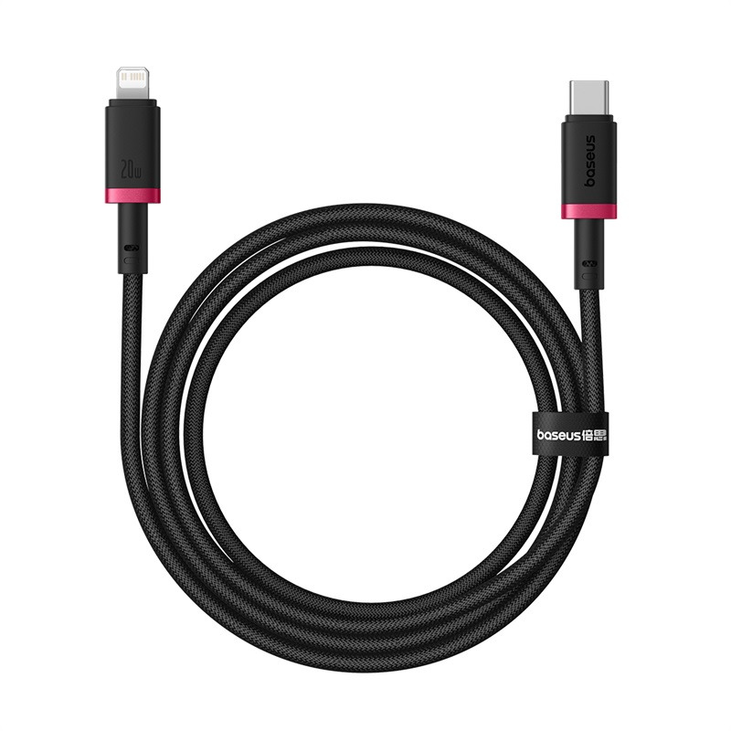 Baseus Dura Series Fast Charging Cable Type-C to iP 20W Grey - Black - 1m