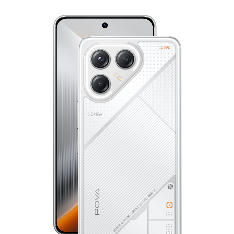 TECNO POVA 7 Ultra 5G - Geek White - 256 GB ROM + 24 GB RAM* (Expandable 12 GB + 12 GB)