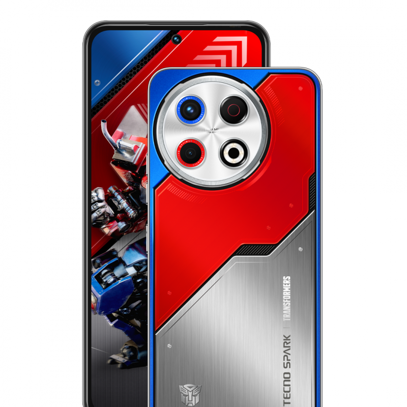 TECNO SPARK 30 Pro - Optimus Prime Edition - 256GB ROM+16GB RAM*(8GB+8GB Extended)