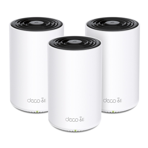 Deco XE75 Pro | AXE5400 Tri-Band Mesh Wi-Fi 6E System - White - 3 Packs