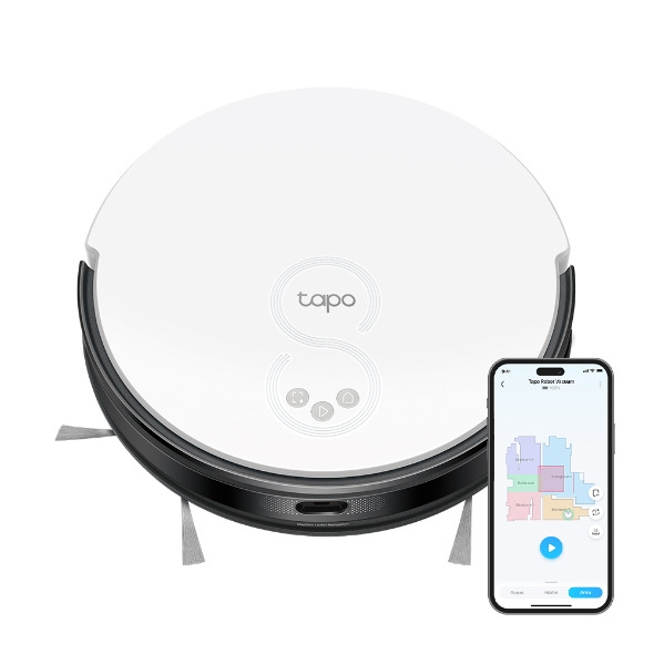 Tapo RV20 Mop | LiDAR Navigation Robot Vacuum & Mop - أبيض