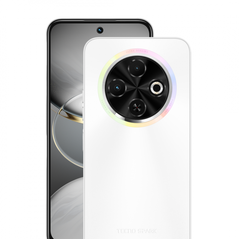TECNO SPARK 30C - Orbit White - 128GB + 4GB Extendable to 8GB