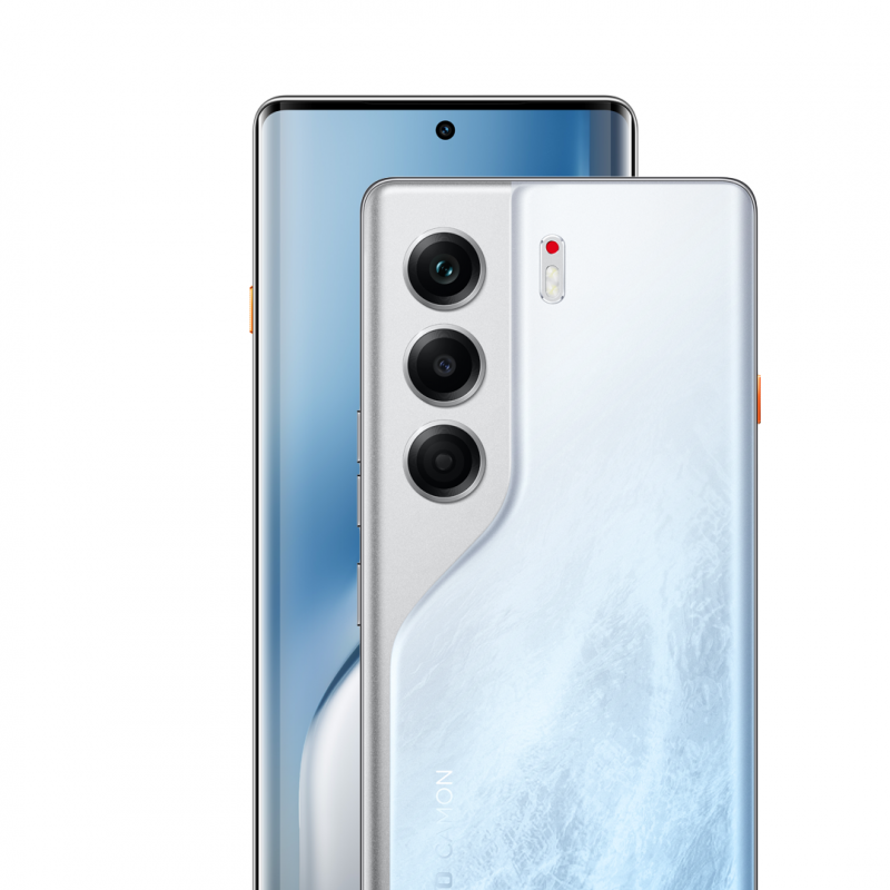 TECNO CAMON 40 Pro 5G - Glacier White - 256GB ROM + 24GB RAM* (12GB + 12GB Extended)