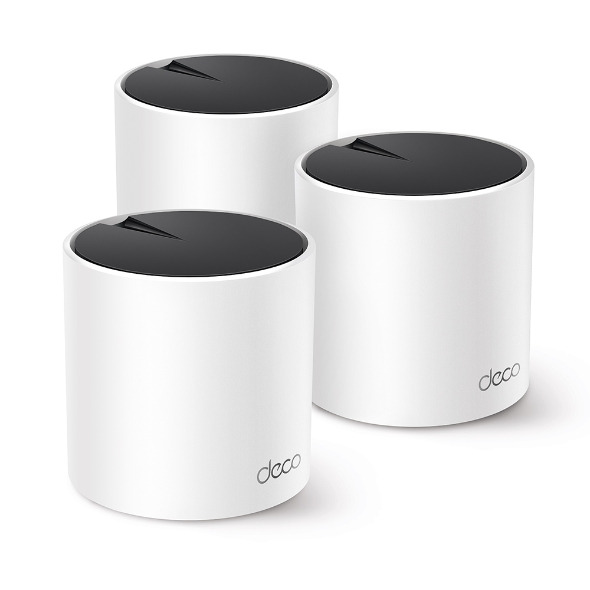 Deco X55-AX3000 Whole Home Mesh WiFi 6 System - White - 3 Pack