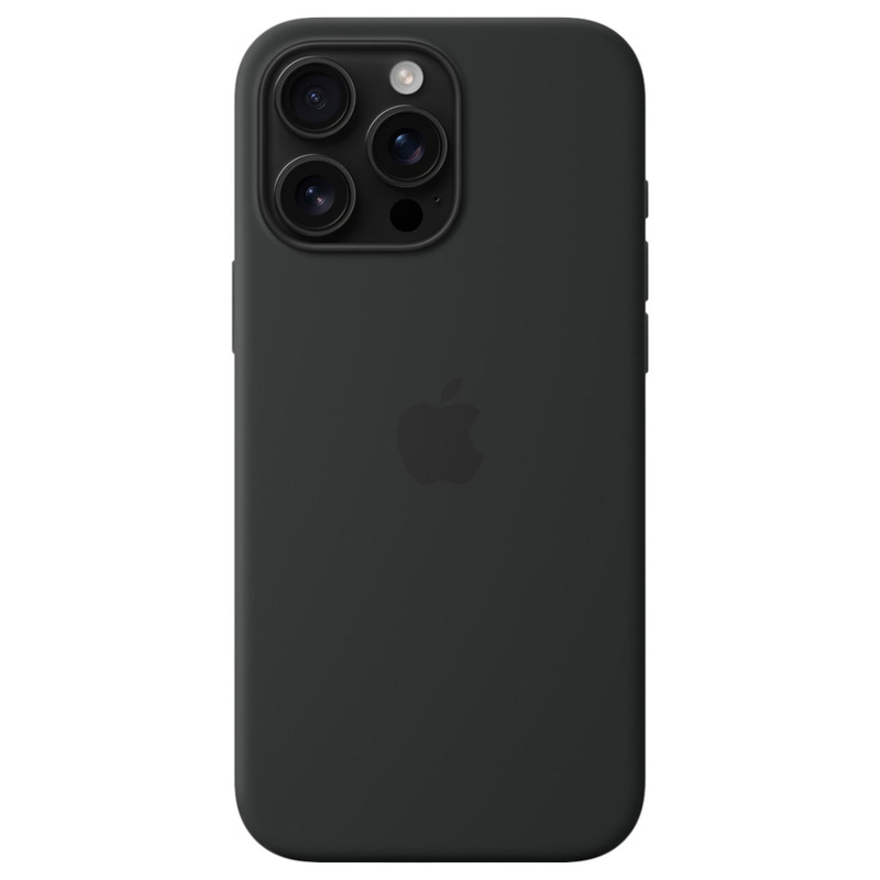 iPhone 16 Pro Silicone Case with MagSafe - Black